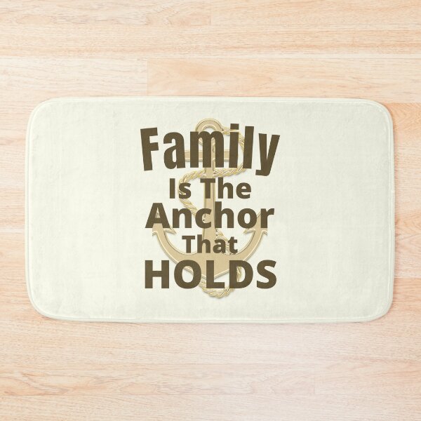 Item preview, Family Is The Anchor That Holds - Motivational Family Life Quote | Family Anchor Quote designed and sold by Delandor.