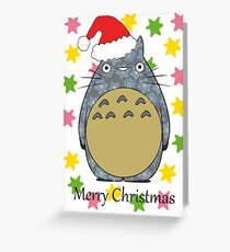 Totoro Christmas Greeting Card