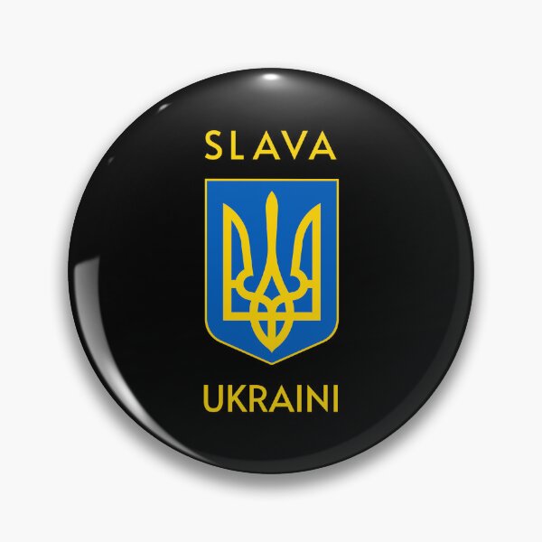 Item preview, SLAVA UKRAINI TRIDENT GLORY TO UKRAINE SUPPORT UKRAINE PROTEST PUTIN designed and sold by DoodlrMob.