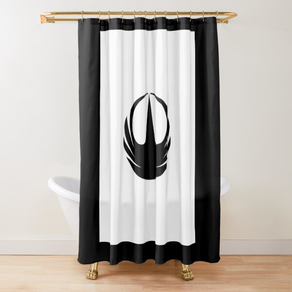Rebel Logo Graphic . Shower Curtain