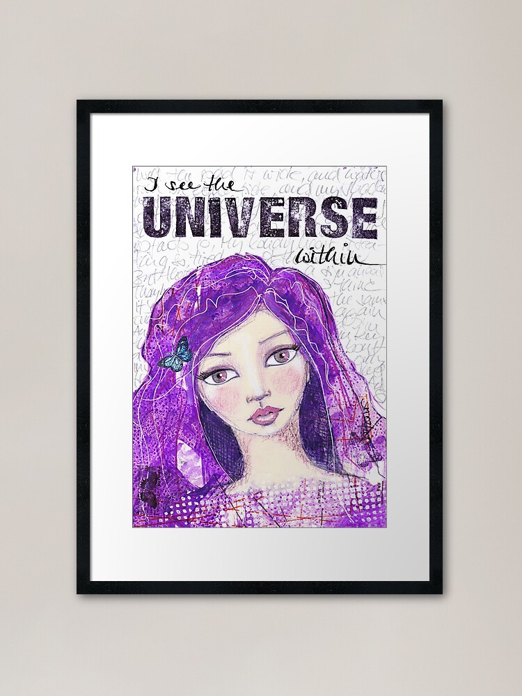 Alternative Ansicht von The universe within Gerahmter Kunstdruck