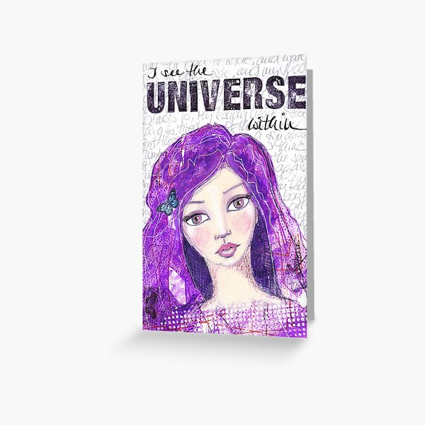 The universe within Grußkarte
