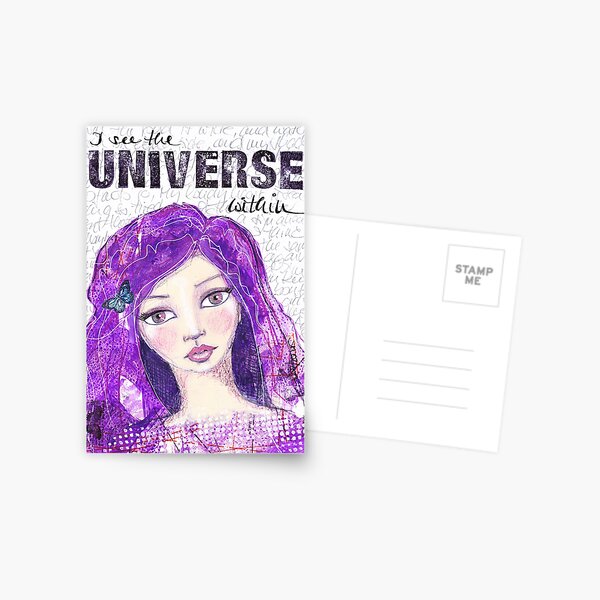 The universe within Postkarte