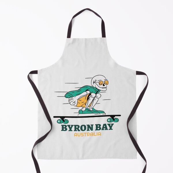 Item preview, Byron bay, Australia (skully on skateboard) designed and sold by Paperfly Studio.