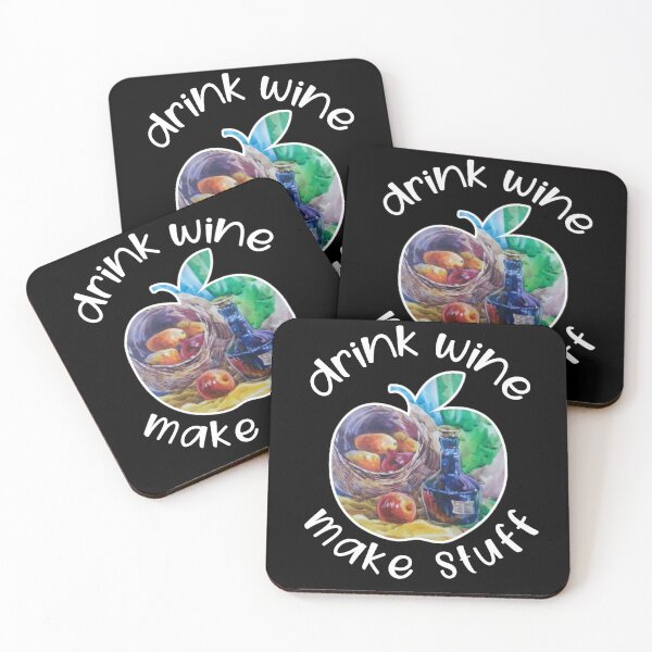 Item preview,  Drink wine make stuff. designed and sold by Umiska.