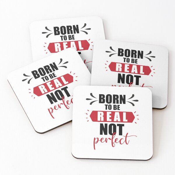 Item preview, BORN TO BE REAL NOT PERFECT  designed and sold by vooART.
