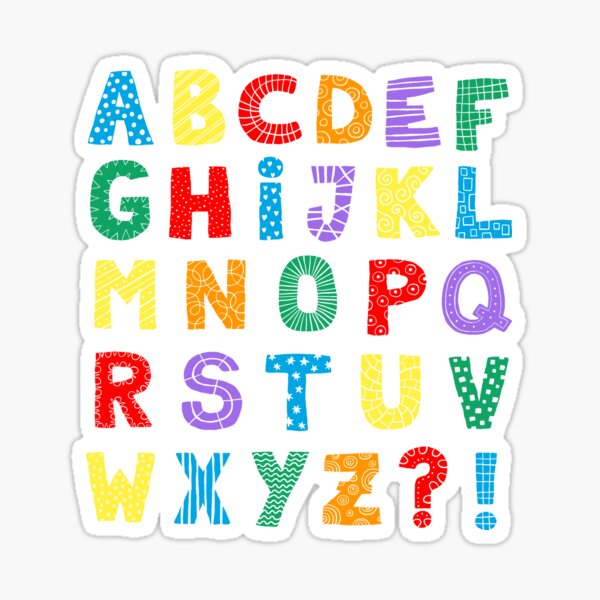 ABC Sticker