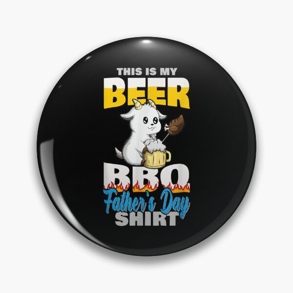 Item preview, Cute Goat Funny Bbq Grilling Beer Lover Father's Day  designed and sold by laurenm233.
