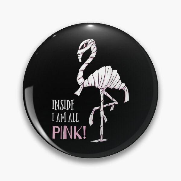 Item preview, Flamingo Halloween Inside I Am All Pink Mummy Not So Scary  designed and sold by laurenm233.