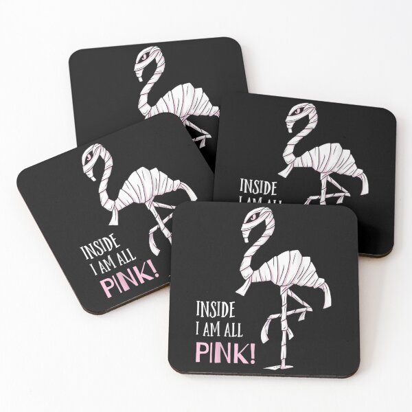 Item preview, Flamingo Halloween Inside I Am All Pink Mummy Not So Scary  designed and sold by laurenm233.