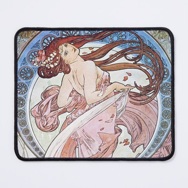 Item preview, Vintage moon goddess by Alphonse Mucha designed and sold by see-the-fox.