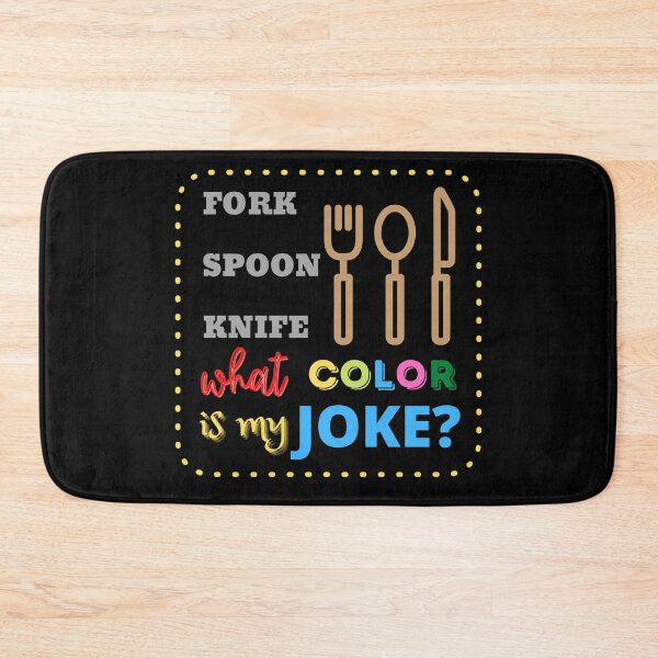 Item preview, Fork Spoon Knife What Color Is My Joke Classic Essential T-Shirt designed and sold by WilkDesign.