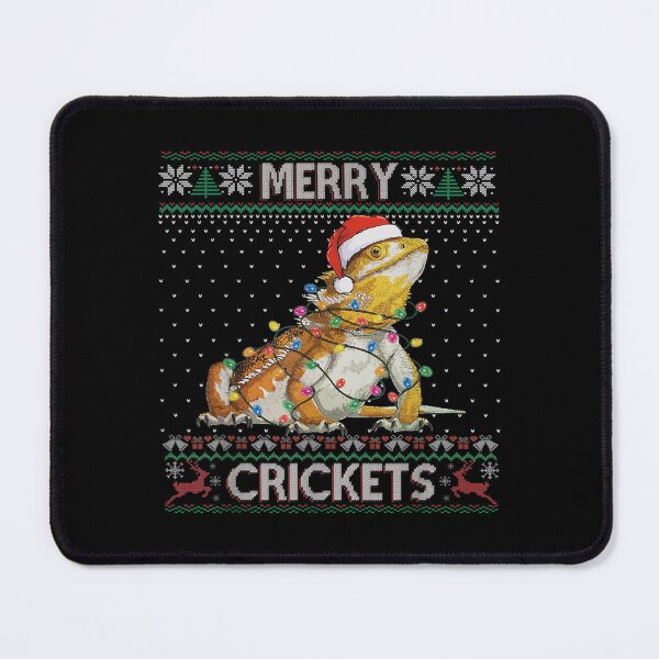 Item preview, Ugly Sweater Christmas Merry Crickets Bearded Dragon Lovers  designed and sold by laurenm233.