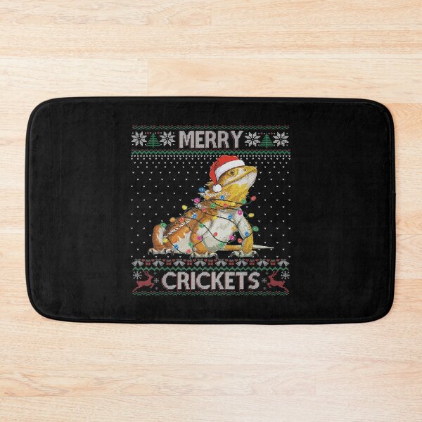Item preview, Ugly Sweater Christmas Merry Crickets Bearded Dragon Lovers  designed and sold by laurenm233.