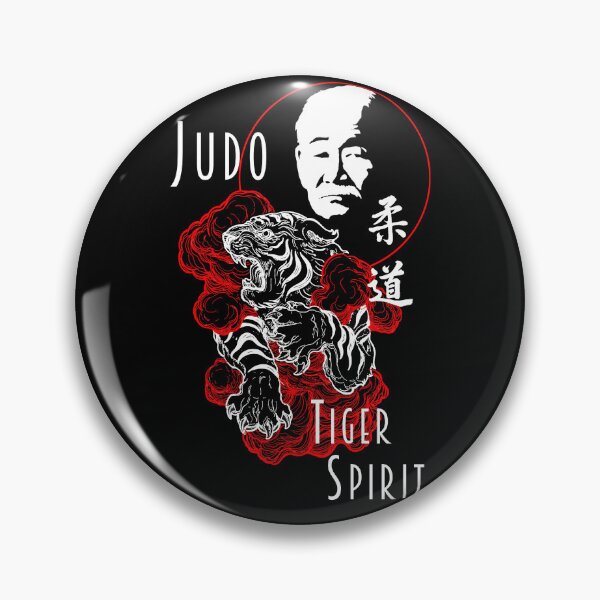 Item preview, Judo Jigoro Kano Tiger Spirit Martial Arts Budo Design designed and sold by Zanshin-Art.
