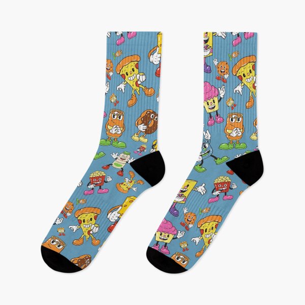 Item preview, cartoon food pattern designed and sold by Armkdesigns.