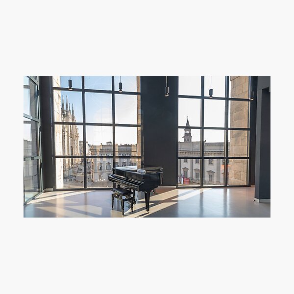 The piano in Novecento Museum in Milan Photographic Print