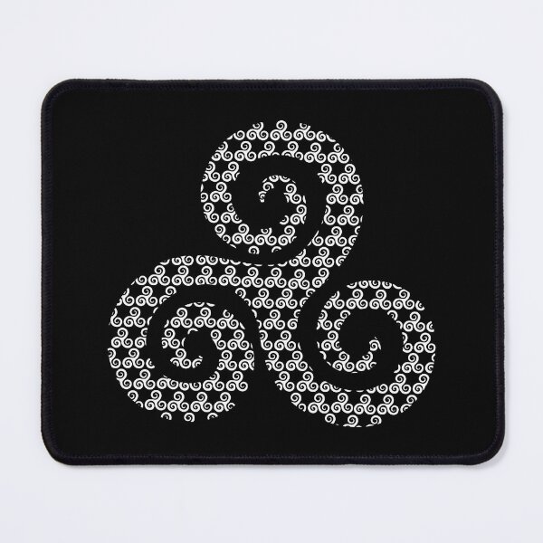 Item preview, black and white triskel designed and sold by grafikestelle.