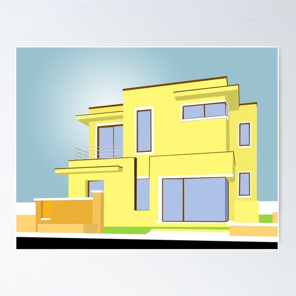 Item preview, A simple house in colour designed and sold by JamieGothard.
