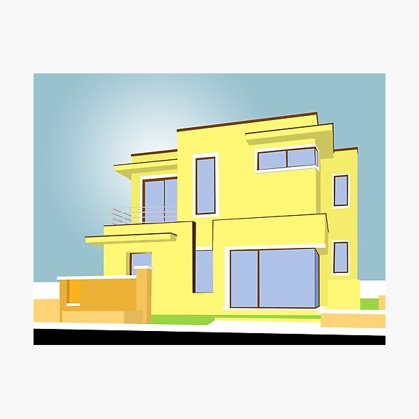 Item preview, A simple house in colour designed and sold by JamieGothard.