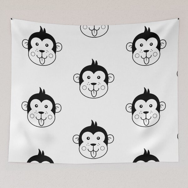 Item preview, Monkey Cheeky Tongue Funny Kids Design designed and sold by samshirts.