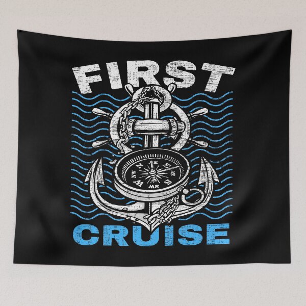 Item preview, First Cruise Ever First-Timer Sailing Gift designed and sold by retrodesigner14.