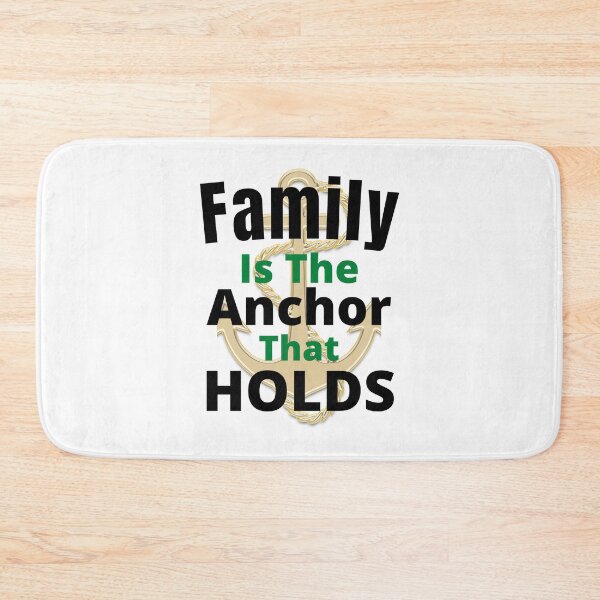 Item preview, Family Is The Anchor That Holds - Inspirational Family Life Quote | Family Anchor Quote designed and sold by Delandor.