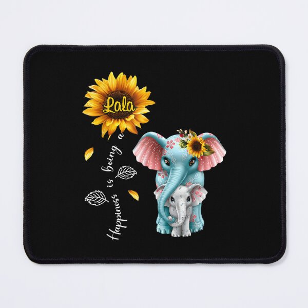Item preview, Elephant Sunflower Happiness Is Being Lala Christmas designed and sold by laurenm233.