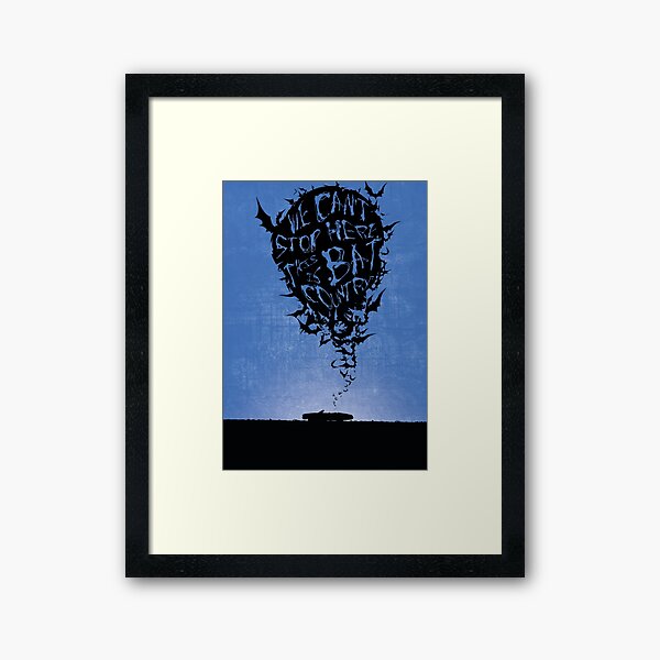 Hunter S Thompson Inspired print Framed Art Print