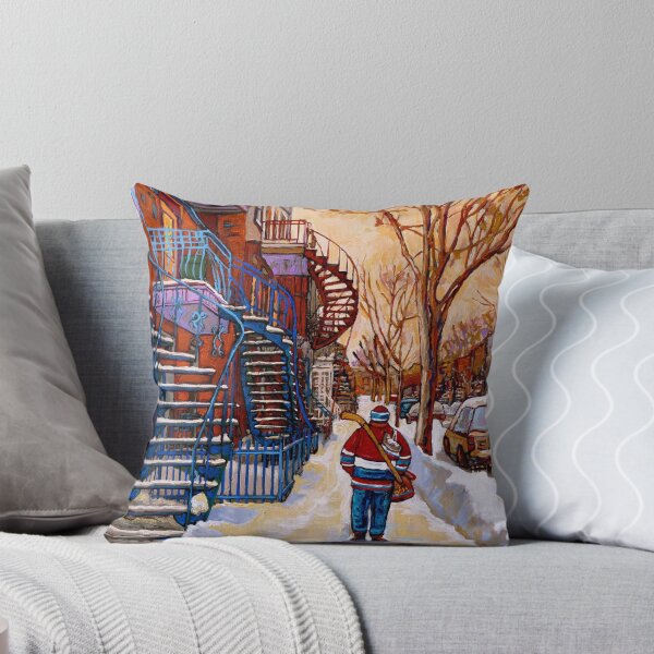 Item preview, CANADIAN URBAN SCENES CANADIAN WINTER CITY ART PAINTINGS CAROLE SPANDAU designed and sold by Carole  Spandau.