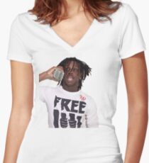 cheif keef Women's Fitted V-Neck T-Shirt