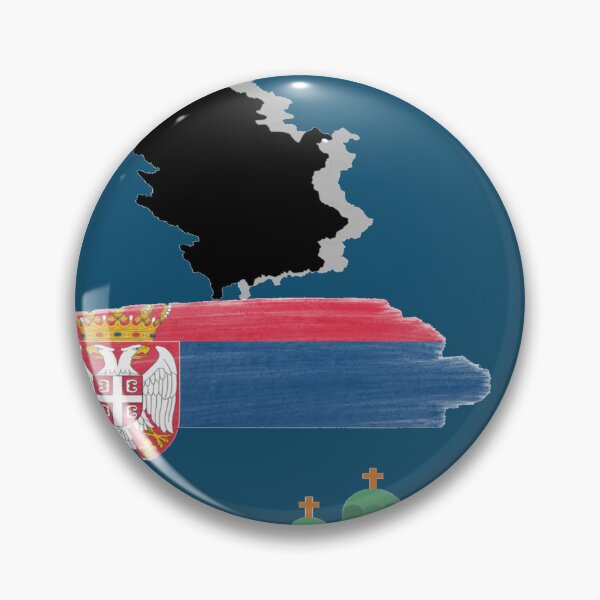 Item preview, World flag Serbia flag designed and sold by FunZoo.