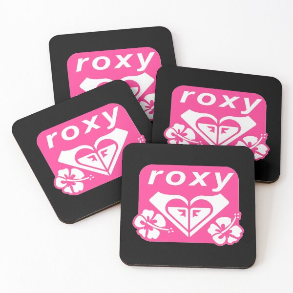 Artikelvorschau, Rosa, floraler Roxy-Aufkleber entworfen und verkauft von lewisnash6.