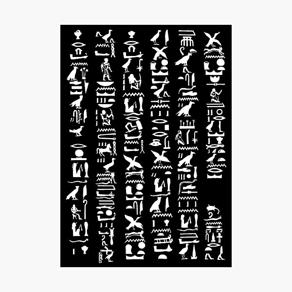 the-ancient-egyptian-language-photographic-print-for-sale-by