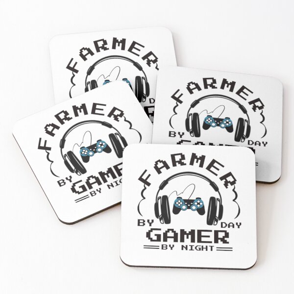 Item preview, farmer by day gamer by night,printing near me designed and sold by FASHIONMED49.