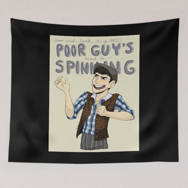 Item preview, Gift For Men Poor Guys Head Is Spinning Gifts Movie Fans designed and sold by Wilbert2315.