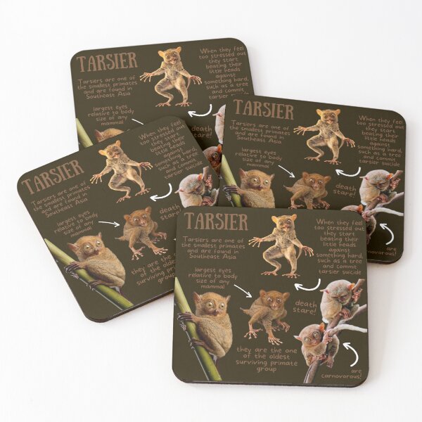 Item preview, Tarsier Fun Facts designed and sold by KyleNesas.