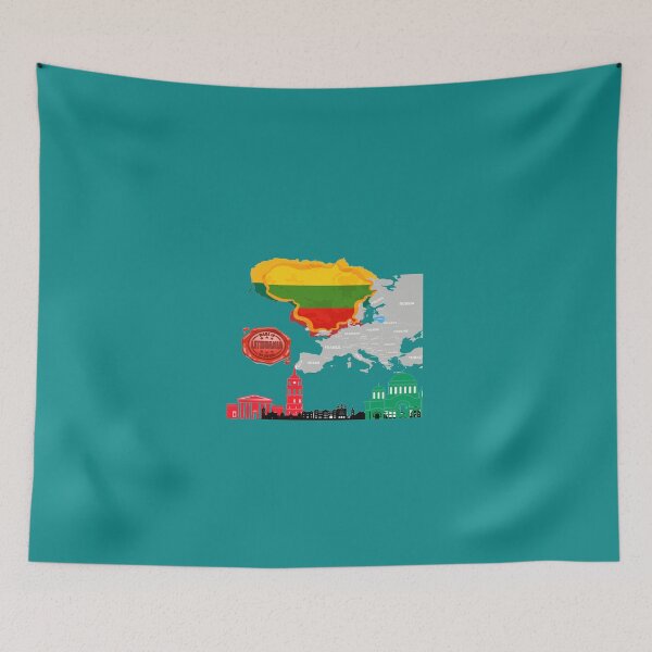 Item preview, Lithuania Flag designed and sold by FunZoo.