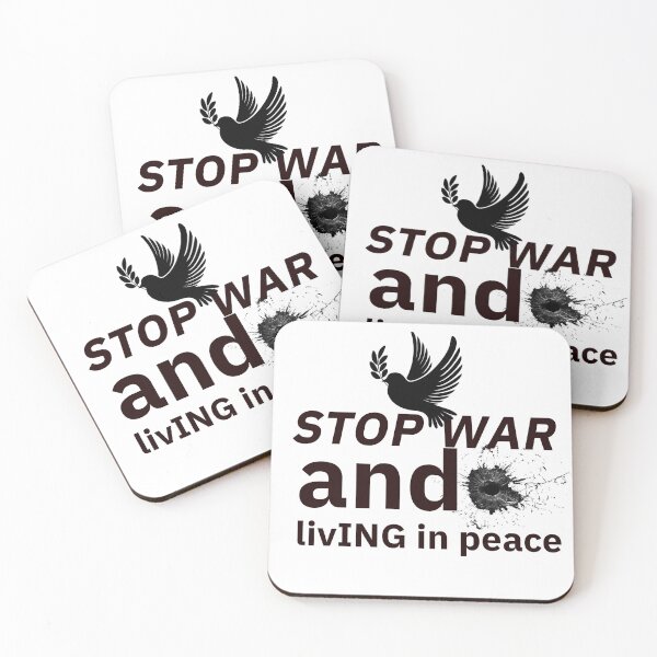Item preview, Stop war and living in peace designed and sold by zemrani1.