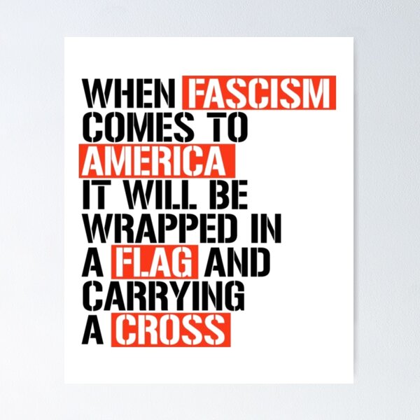 Item preview, When Fascism comes to America designed and sold by AidanParki.