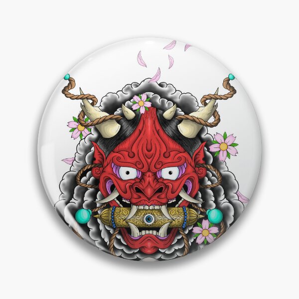 Item preview, Demon mask designed and sold by lireg903.