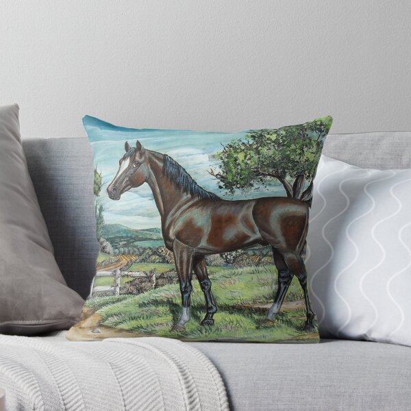 Item preview, Arabian Horse In Summer Pasture designed and sold by WildestArt.
