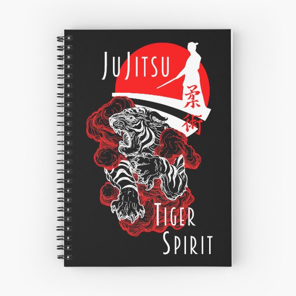 Artikelvorschau, Ju Jitsu Tiger Samurai Spirit Kampfkunst Budo Jiu Jitsu Design entworfen und verkauft von Zanshin-Art.
