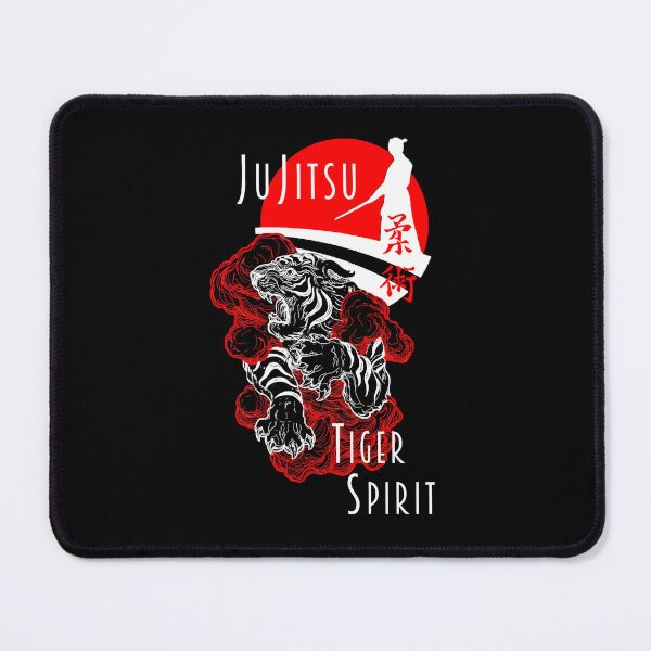 Item preview, Ju Jitsu Tiger Samurai Spirit Martial Arts Budo Jiu Jitsu Design designed and sold by Zanshin-Art.