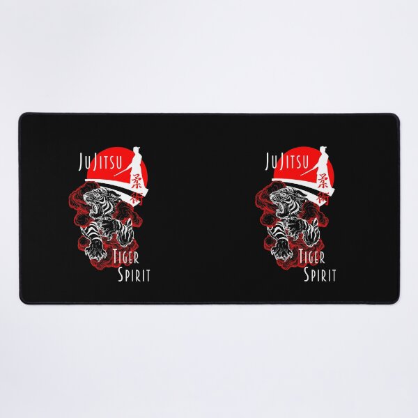 Item preview, Ju Jitsu Tiger Samurai Spirit Martial Arts Budo Jiu Jitsu Design designed and sold by Zanshin-Art.