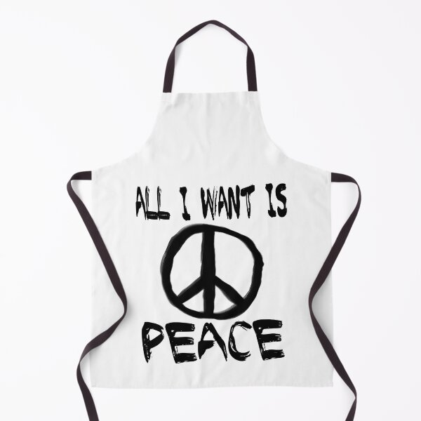 Item preview, Peace - All I Want Is Peace - Anti War Design - Black designed and sold by TeesForTheWorld.
