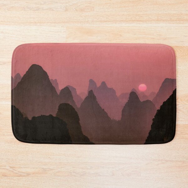 Item preview, Mountain Range Panoramic Landscape Art Board Print designed and sold by Nils Petter Stein.