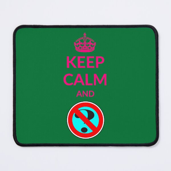 Item preview, Keep Calm And No Questions T shirt - No Questions T shirt - Mens Womens T shirt - Pink Typo designed and sold by Apikoedesign.