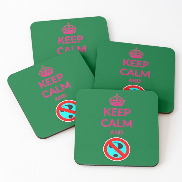 Item preview, Keep Calm And No Questions T shirt - No Questions T shirt - Mens Womens T shirt - Pink Typo designed and sold by Apikoedesign.