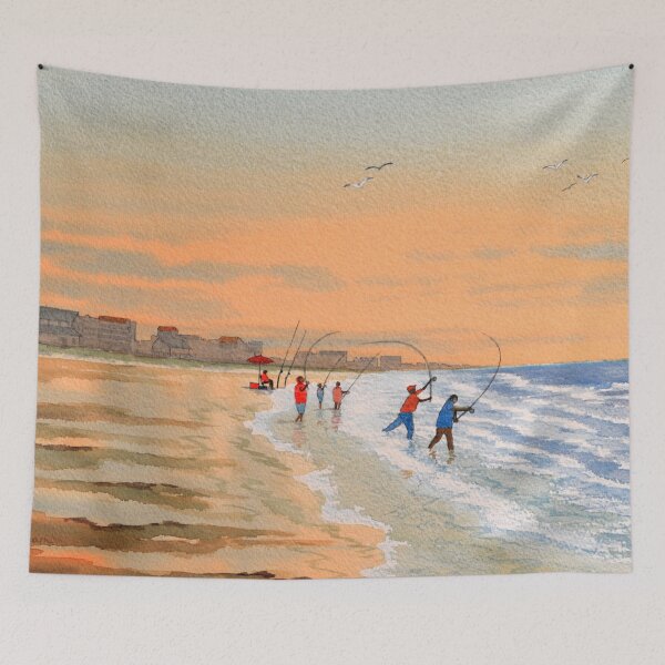 Item preview, St George Island Florida Fishing The Surf designed and sold by William Holkham.
